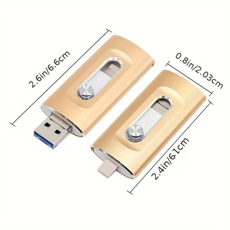3-In-1 USB Flash Drive  Android & PC Storage Expansion - Image 12