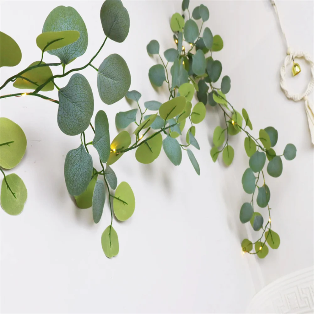 Decorative Light Eucalyptus Garland Battery-Operated LED - Image 3