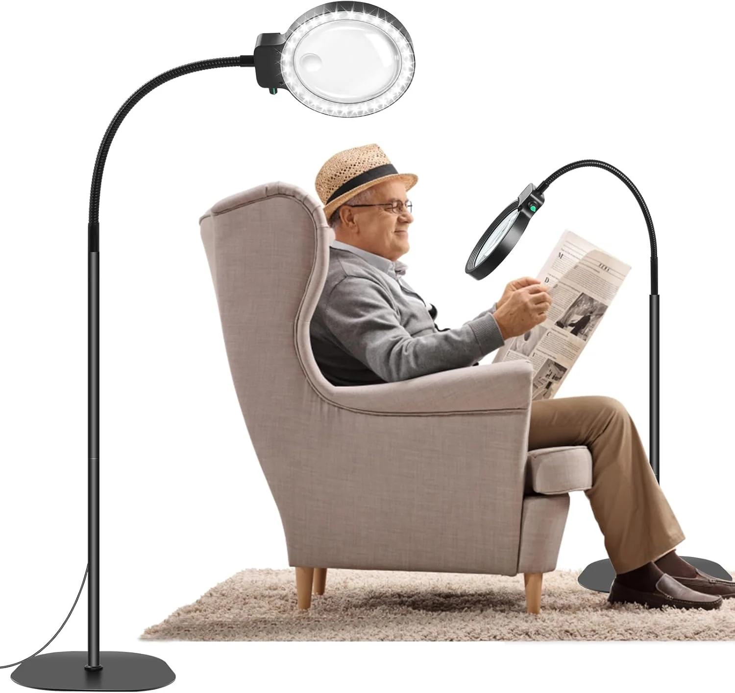 Full-Page Magnifier LED Light Hands-Free Reading Aid - Image 7