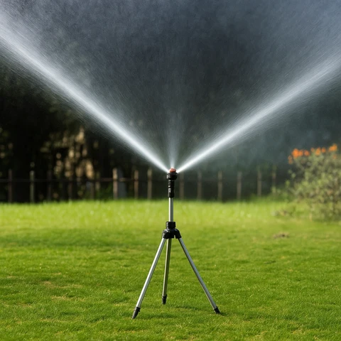 Garden Sprinkler System Adjustable Tripod Stand Lawn Care - Image 4