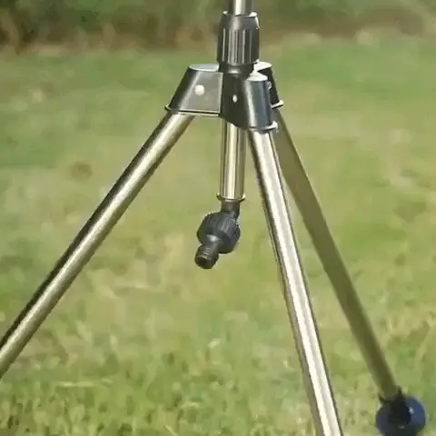 Garden Sprinkler System Adjustable Tripod Stand Lawn Care - Image 5