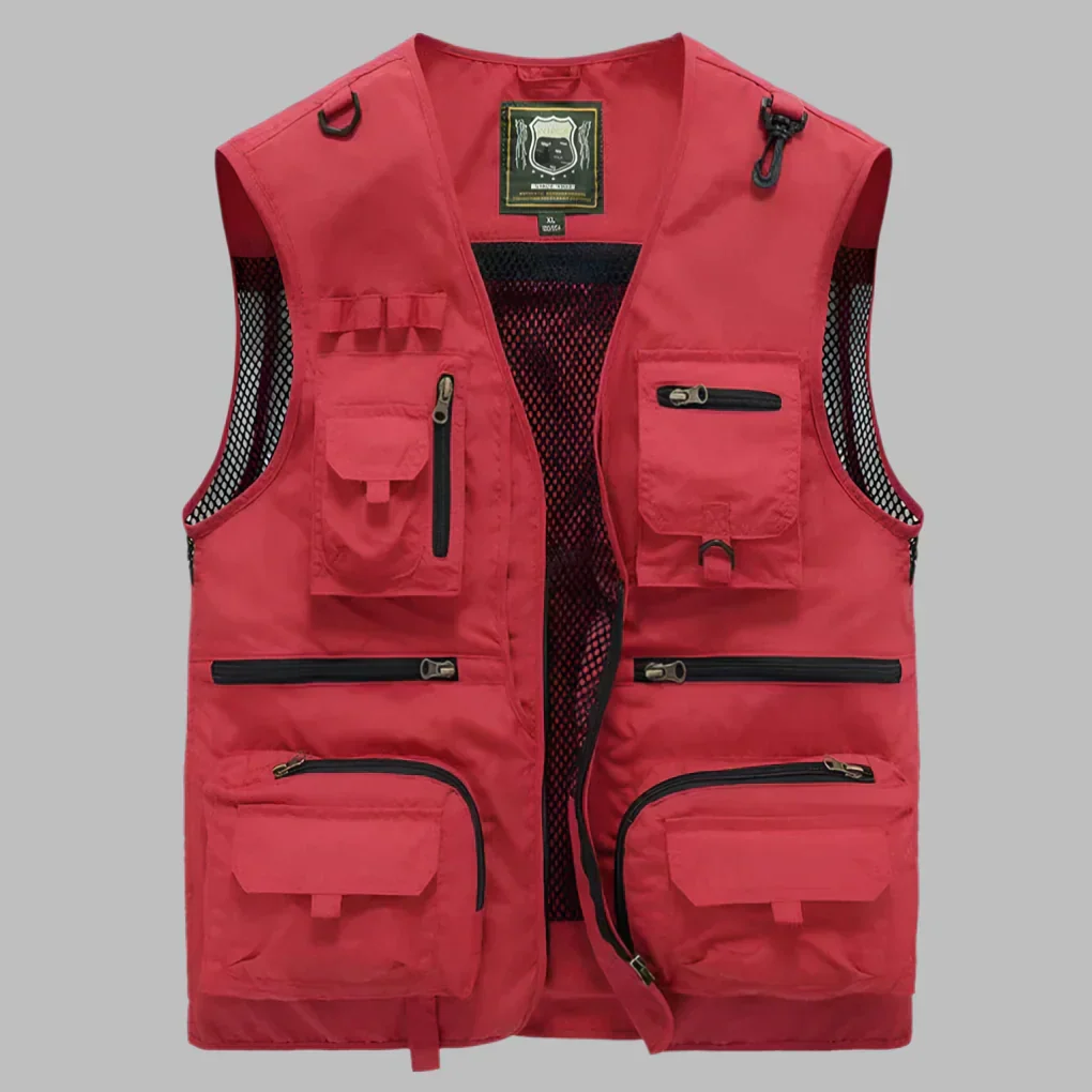 Practical Multi-Pocket Travel Vest Outdoor & Daily Use - Image 6
